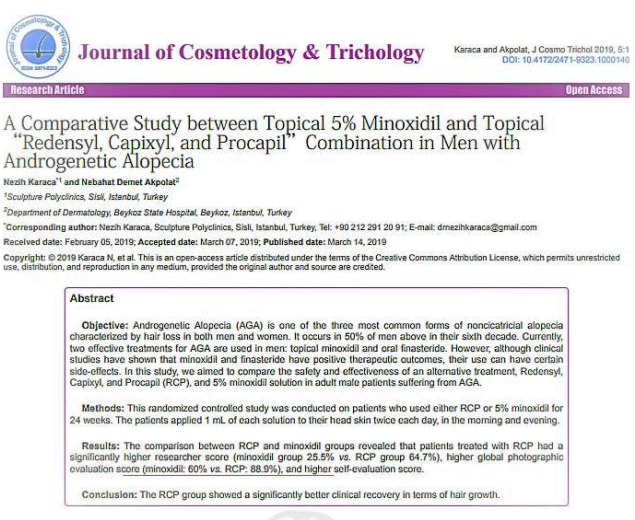 Redensyl vs Minoxidil - details